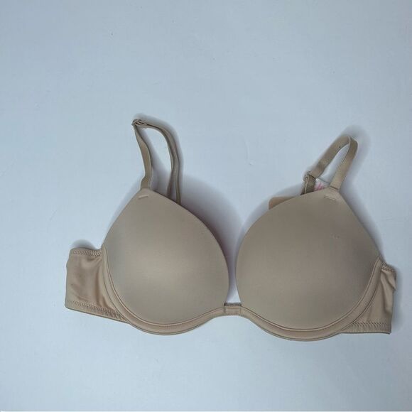 PINK Victoria's Secret Tan bombshell super push-up Bra 32B - Picture 7 of 7